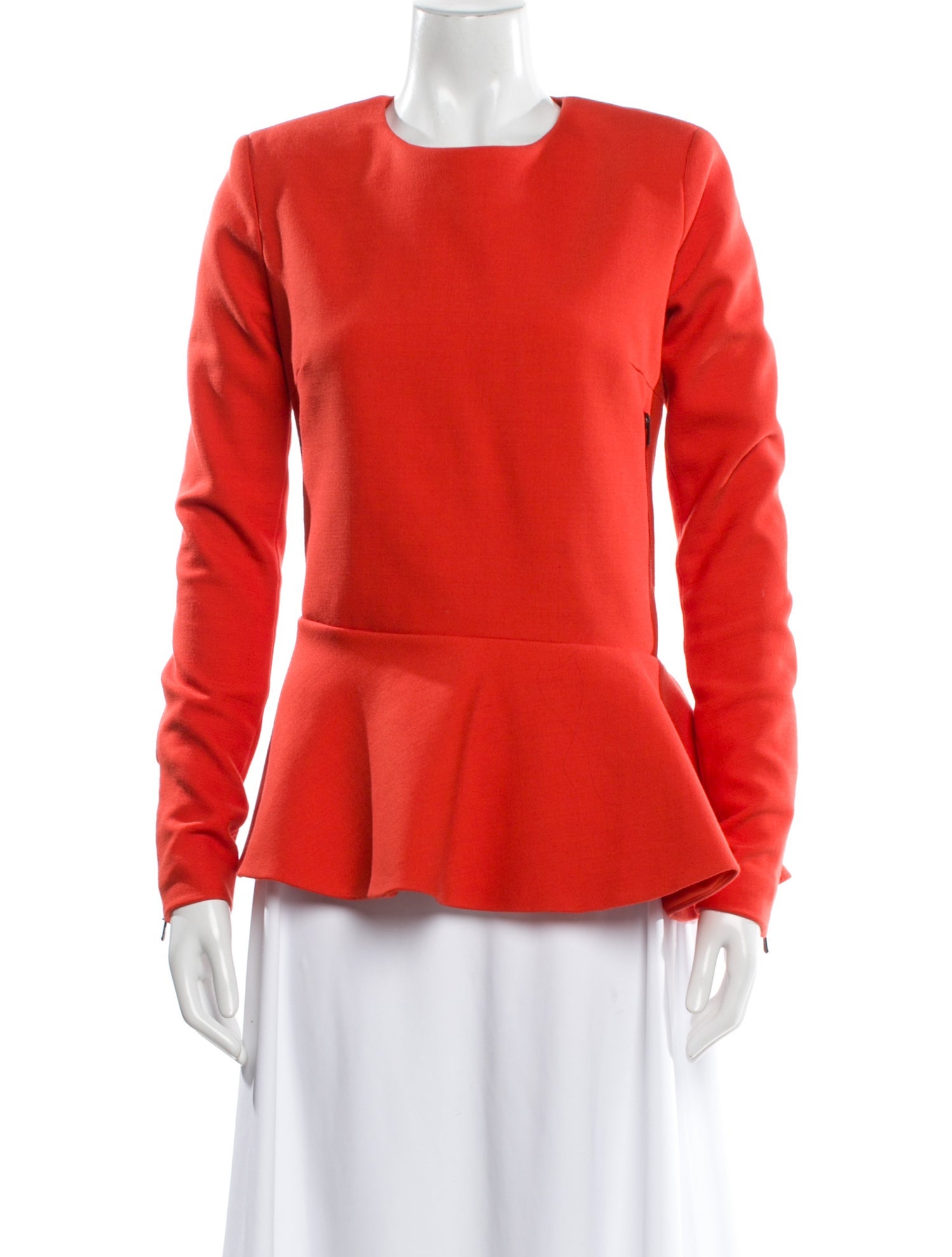 Preen by Thornton Bregazzi Wool Crew Neck Blouse