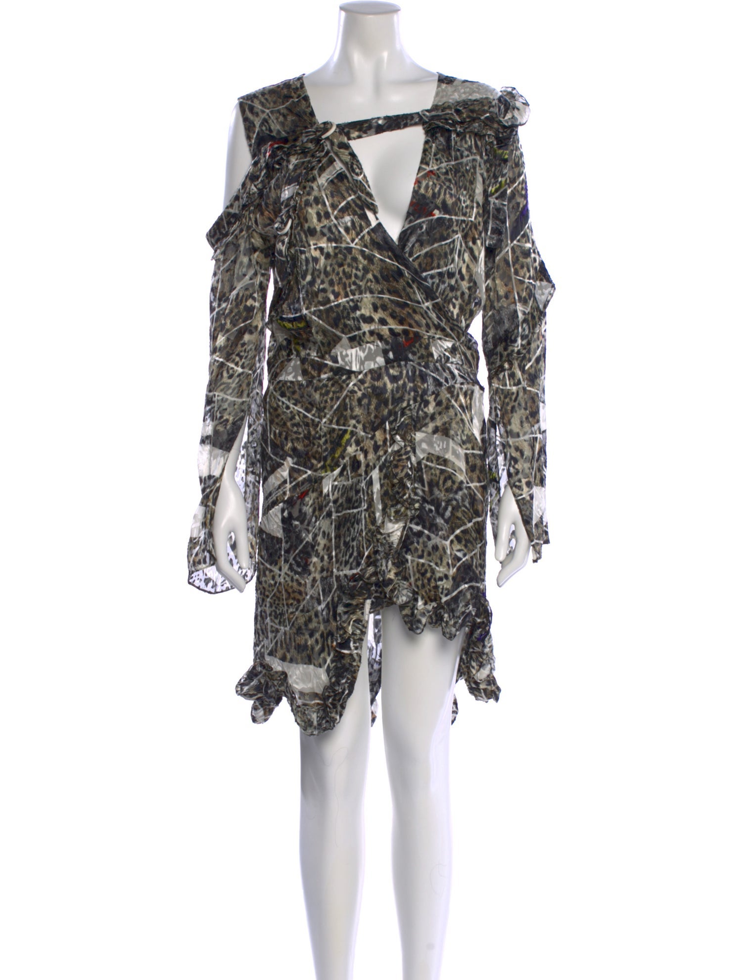 Preen by Thornton Bregazzi Silk Knee-Length Dress