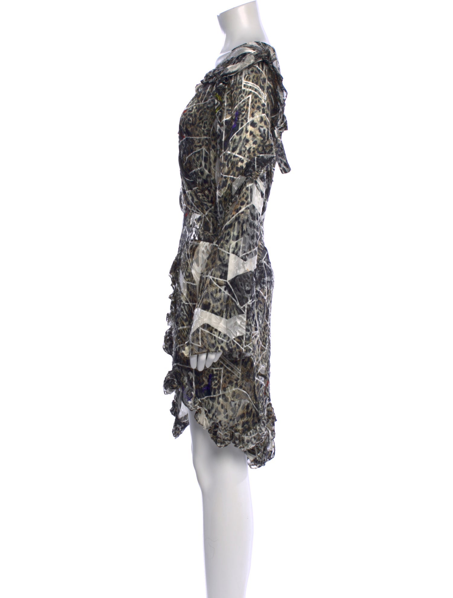 Preen by Thornton Bregazzi Silk Knee-Length Dress