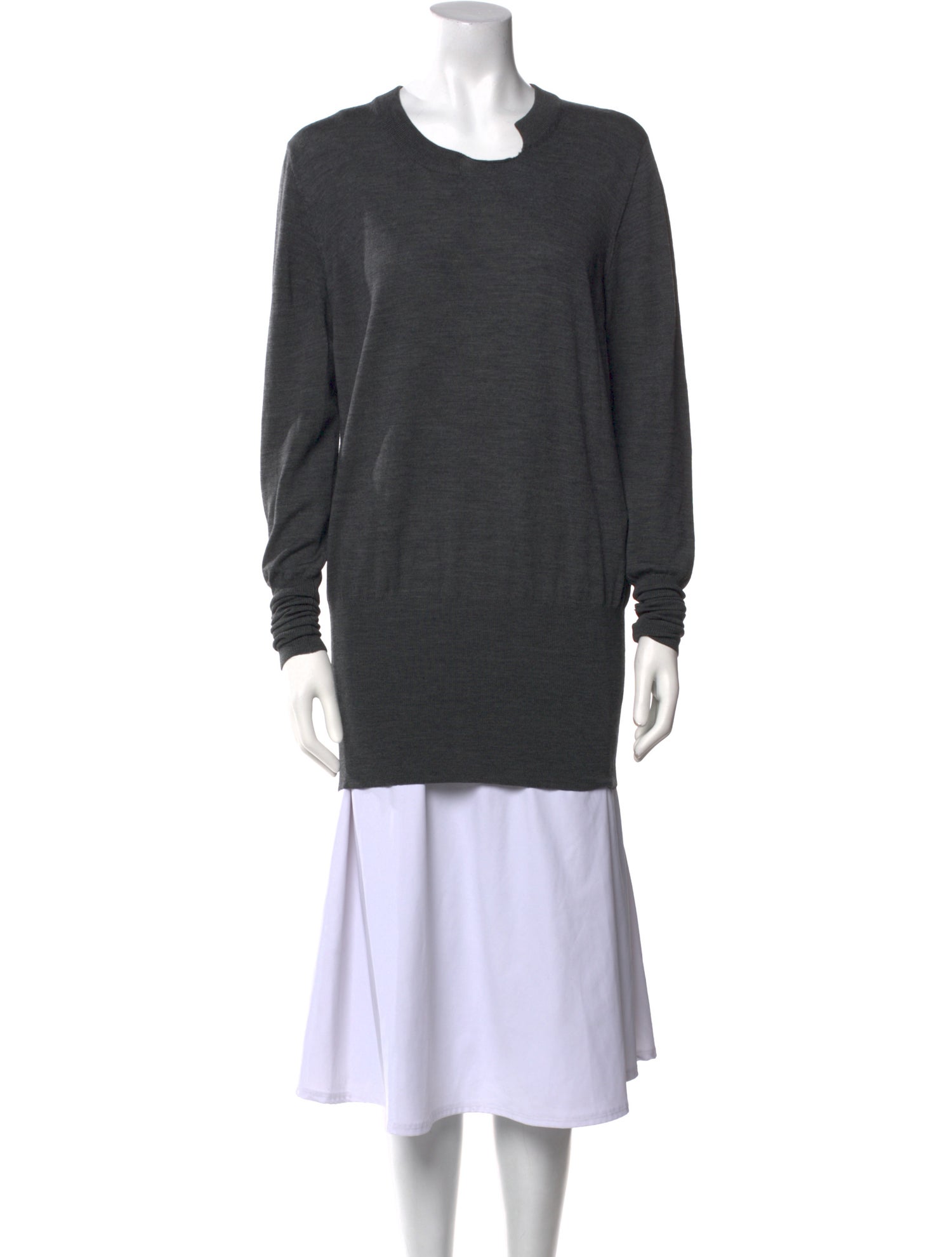 Preen by Thornton Bregazzi Merino Wool Crew Neck Sweater