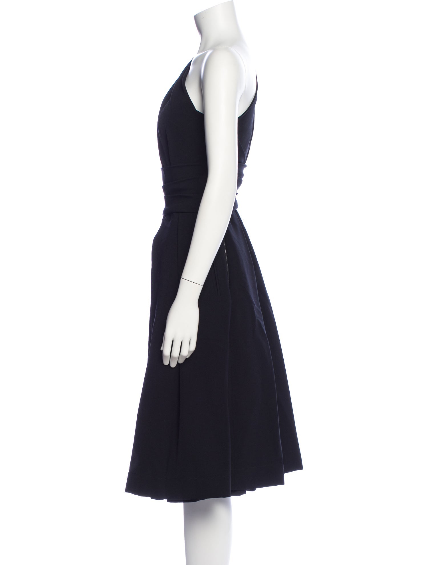 Preen by Thornton Bregazzi One-Shoulder Midi Length Dress