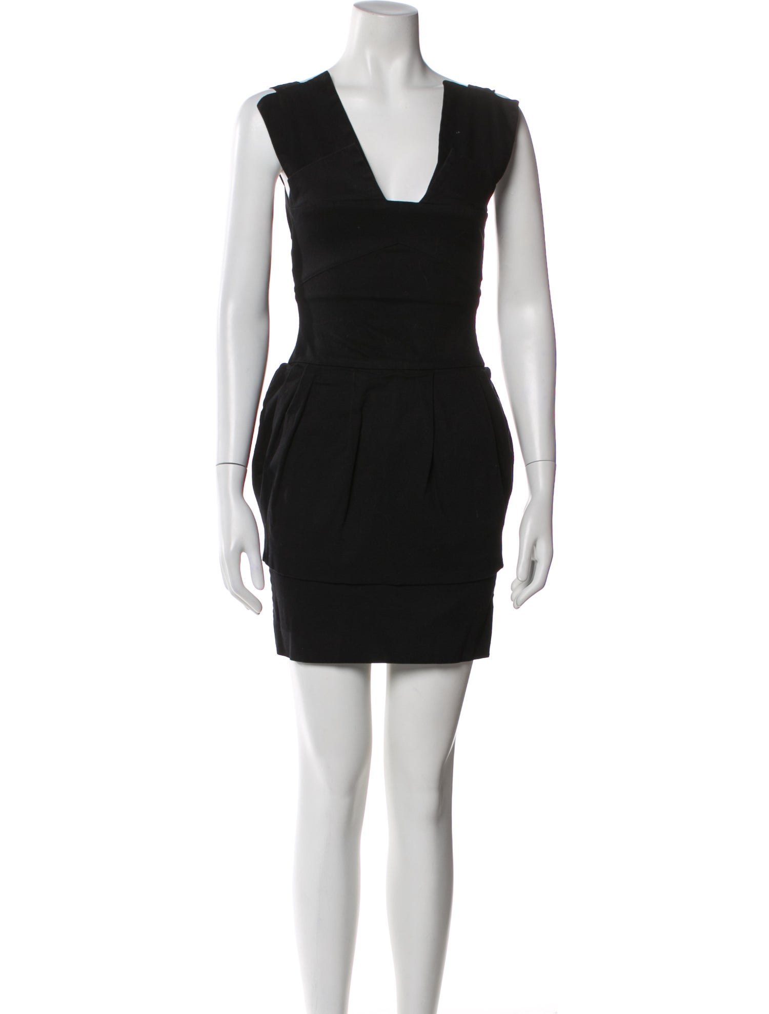 Preen by Thornton Bregazzi V-Neck Mini Dress