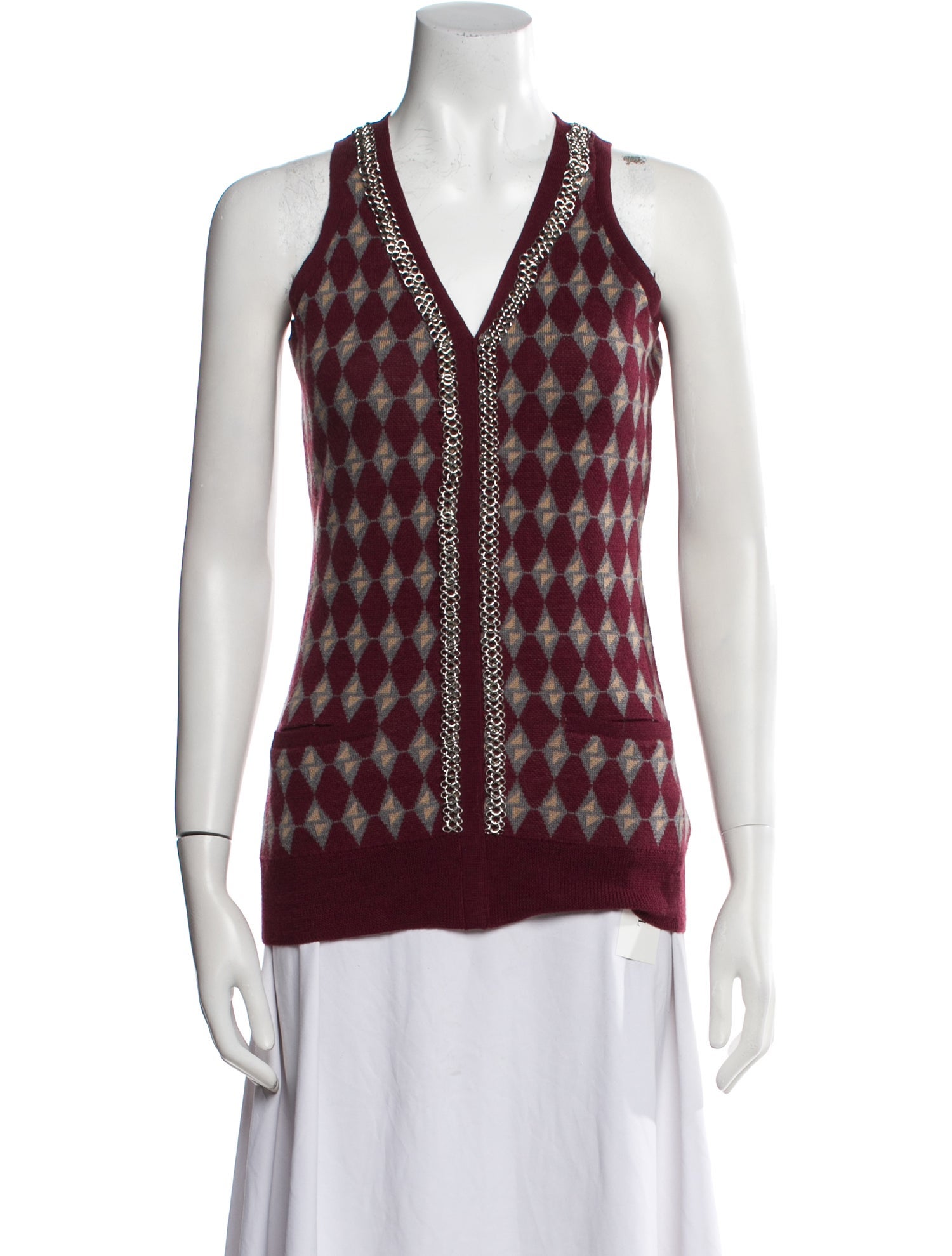 Pringle of Scotland Merino Wool Printed Sweater