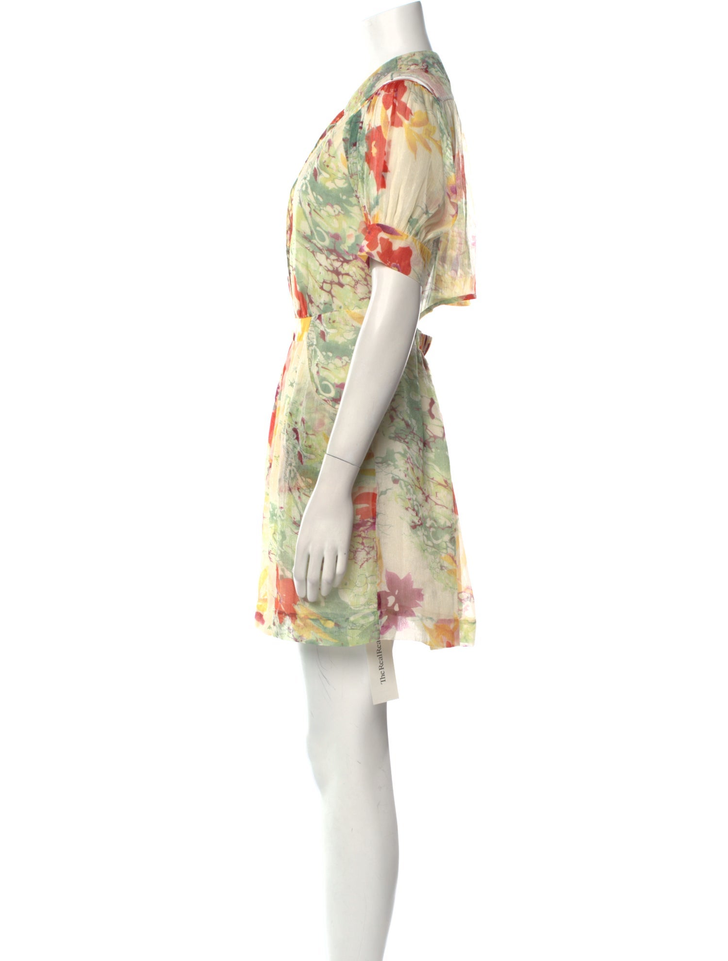 Pringle of Scotland Floral Print Mini Dress