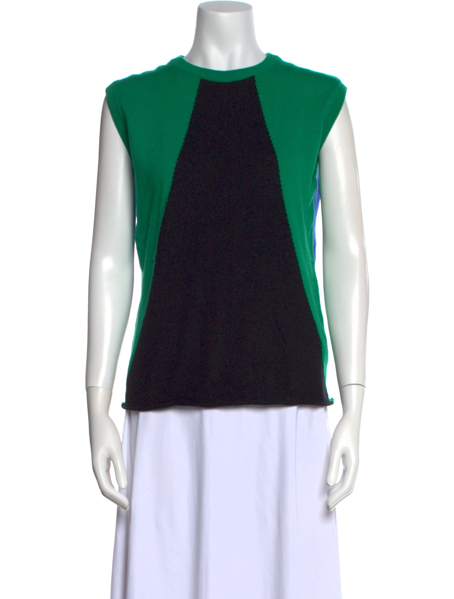 Pringle of Scotland Cashmere Colorblock Pattern Sweater