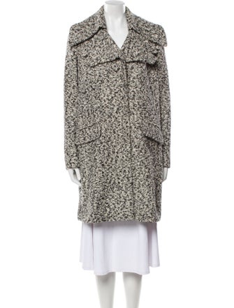 Pringle of Scotland Tweed Pattern Trench Coat