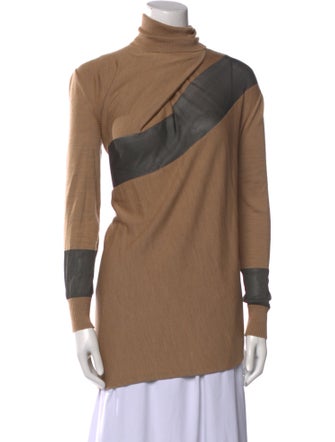 Pringle of Scotland Wool Colorblock Pattern Sweater