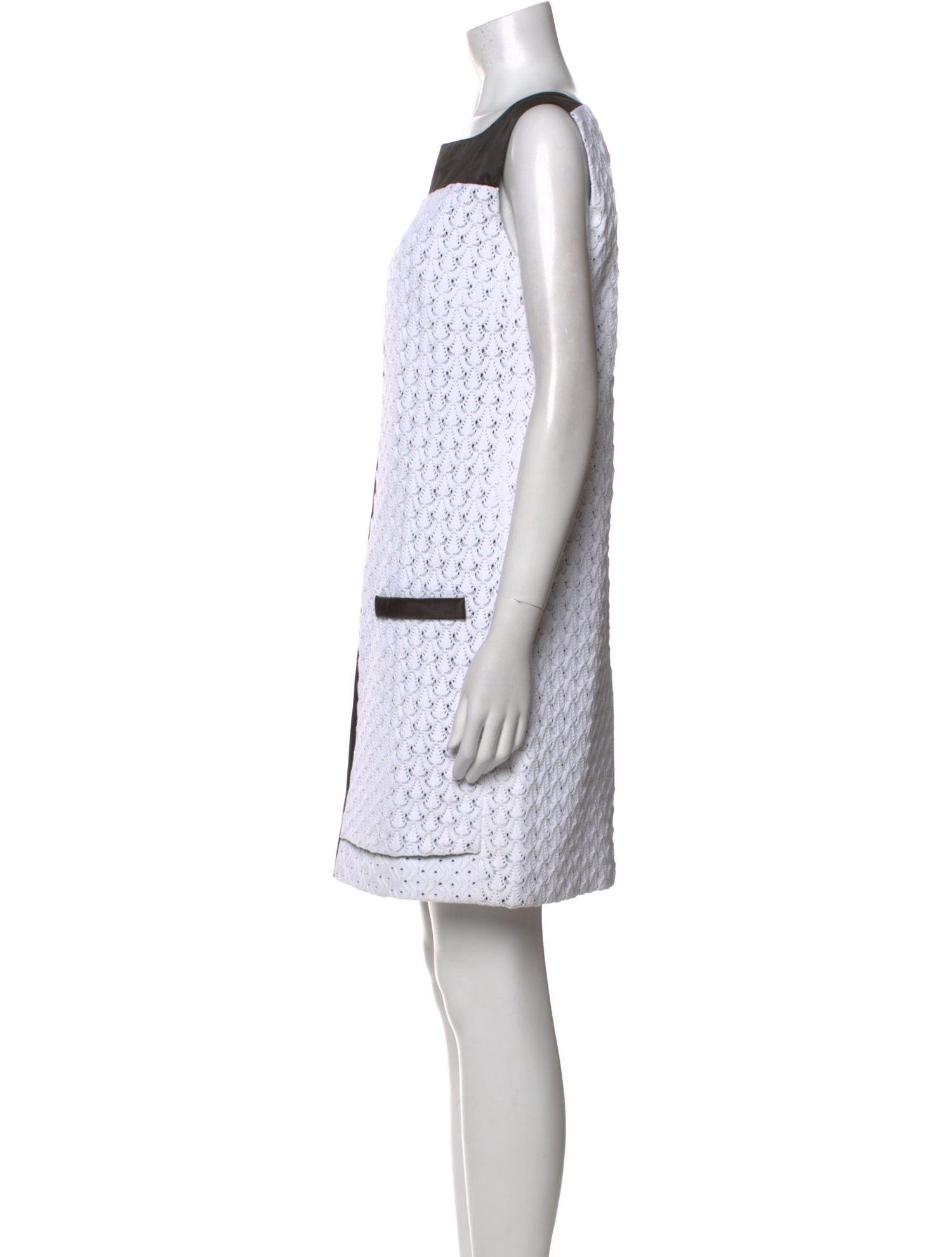 Pringle of Scotland Bateau Neckline Mini Dress