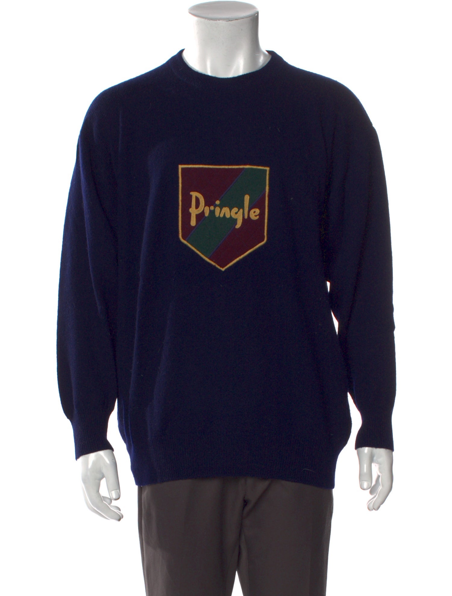 Pringle of Scotland Wool Graphic Print Pullover