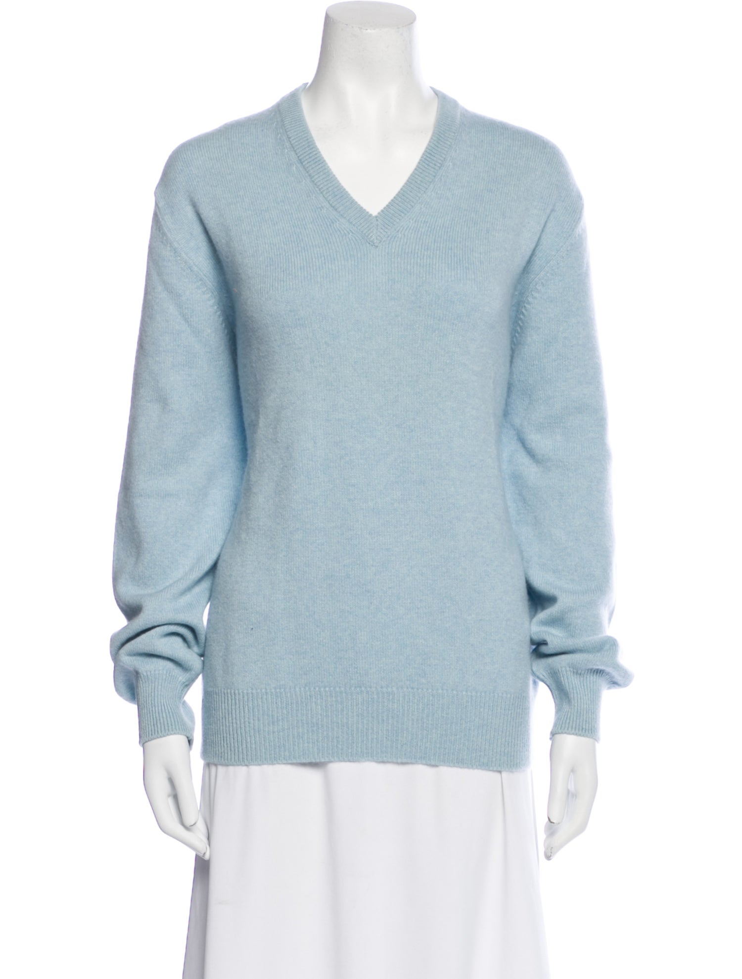 Pringle of Scotland Cashmere V-Neck Sweatshirt