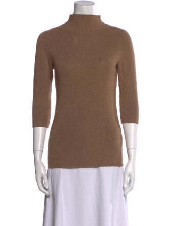 Pringle of Scotland Merino Wool Mock Neck Sweater