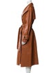 Pringle of Scotland Faux Leather Trench Coat