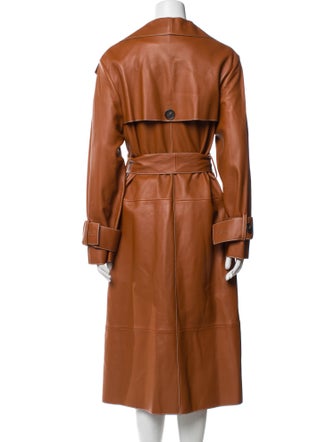 Pringle of Scotland Faux Leather Trench Coat