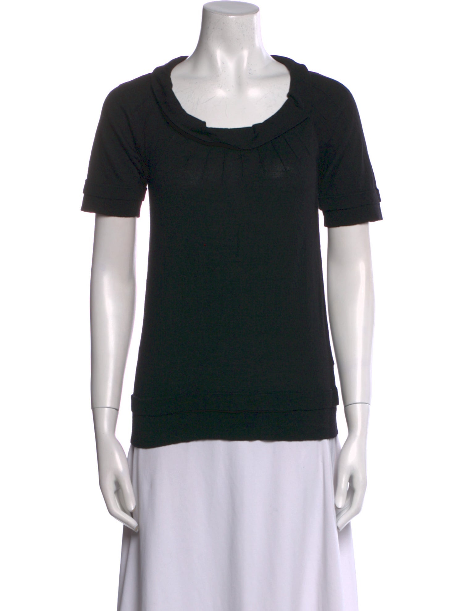 Pringle of Scotland Merino Wool Scoop Neck T-Shirt