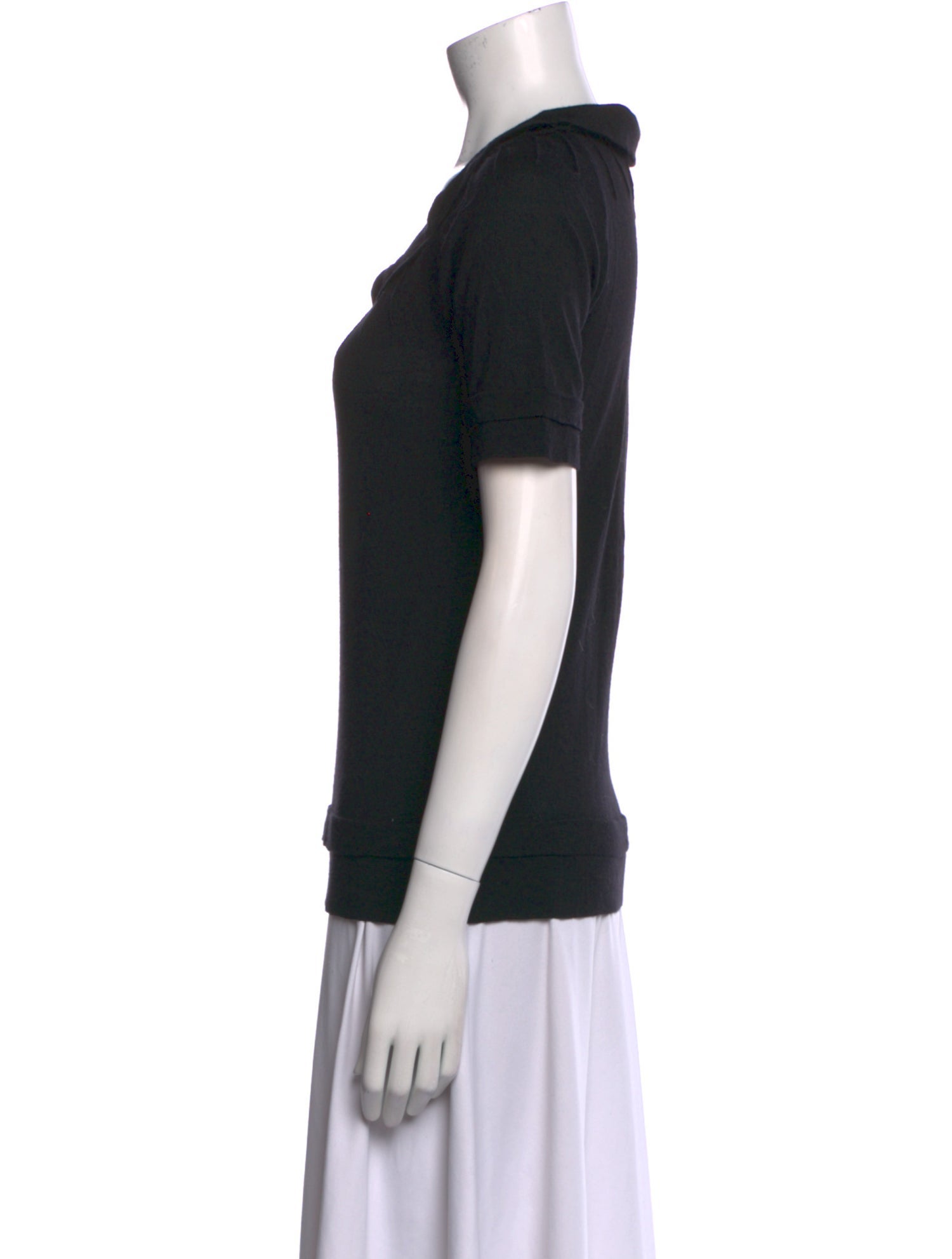 Pringle of Scotland Merino Wool Scoop Neck T-Shirt