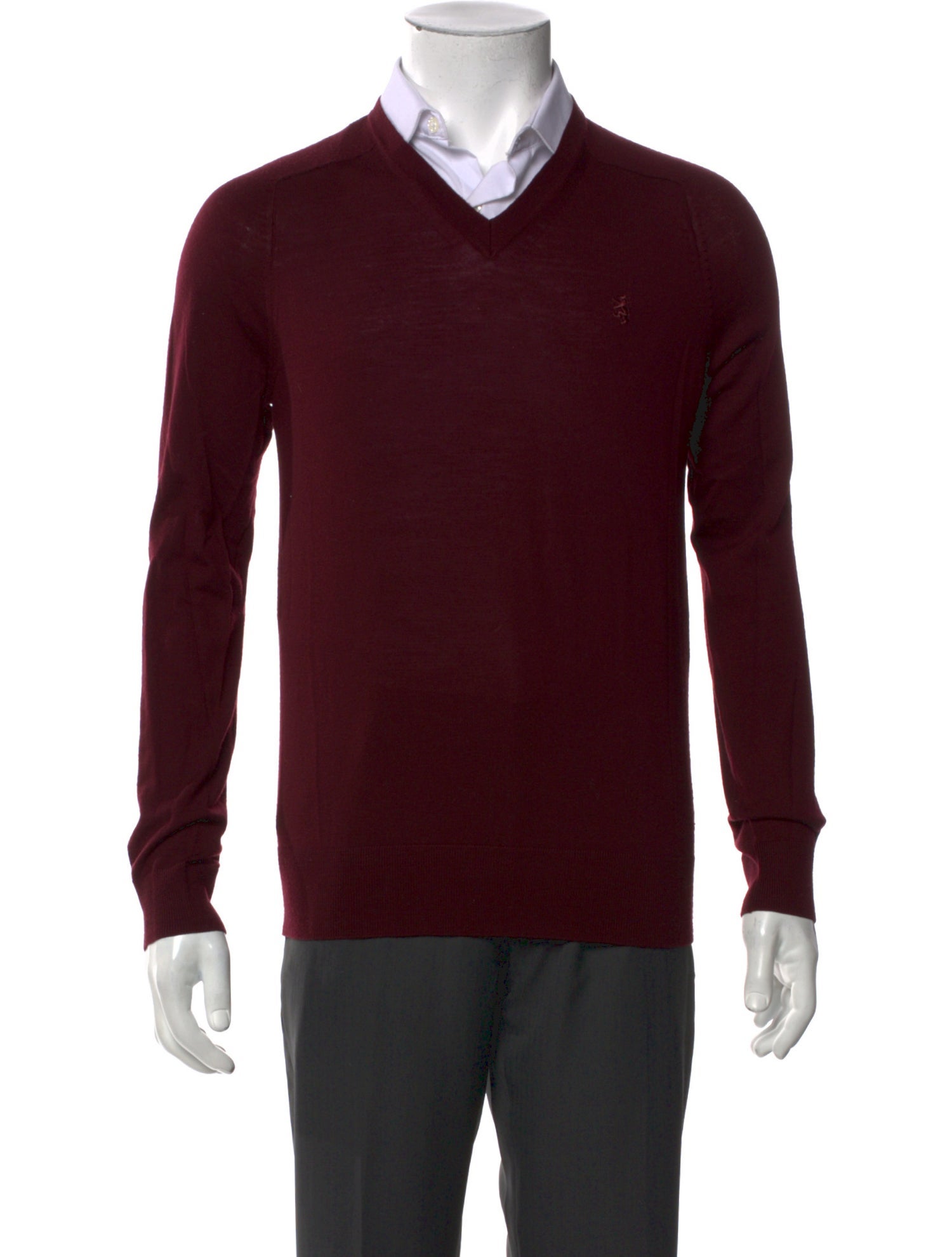 Pringle of Scotland Merino Wool V-Neck Pullover