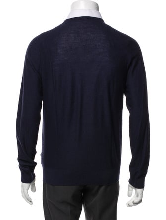 Pringle of Scotland Merino Wool Plaid Print Pullover