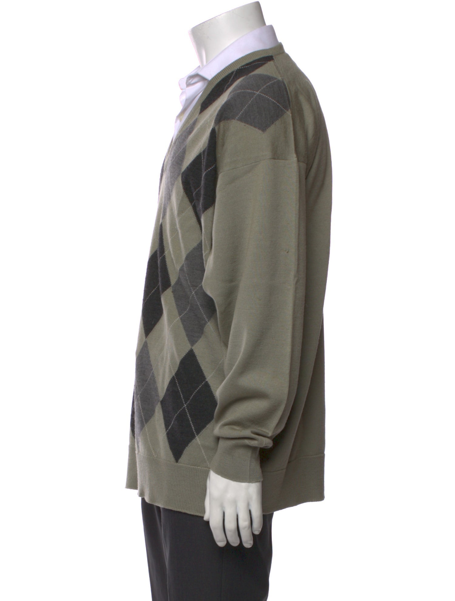 Pringle of Scotland Lambswool Plaid Print Pullover