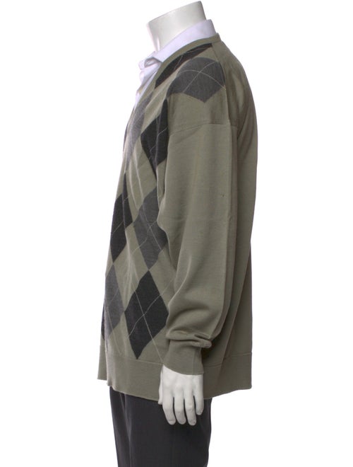 Pringle of Scotland Lambswool Plaid Print Pullover