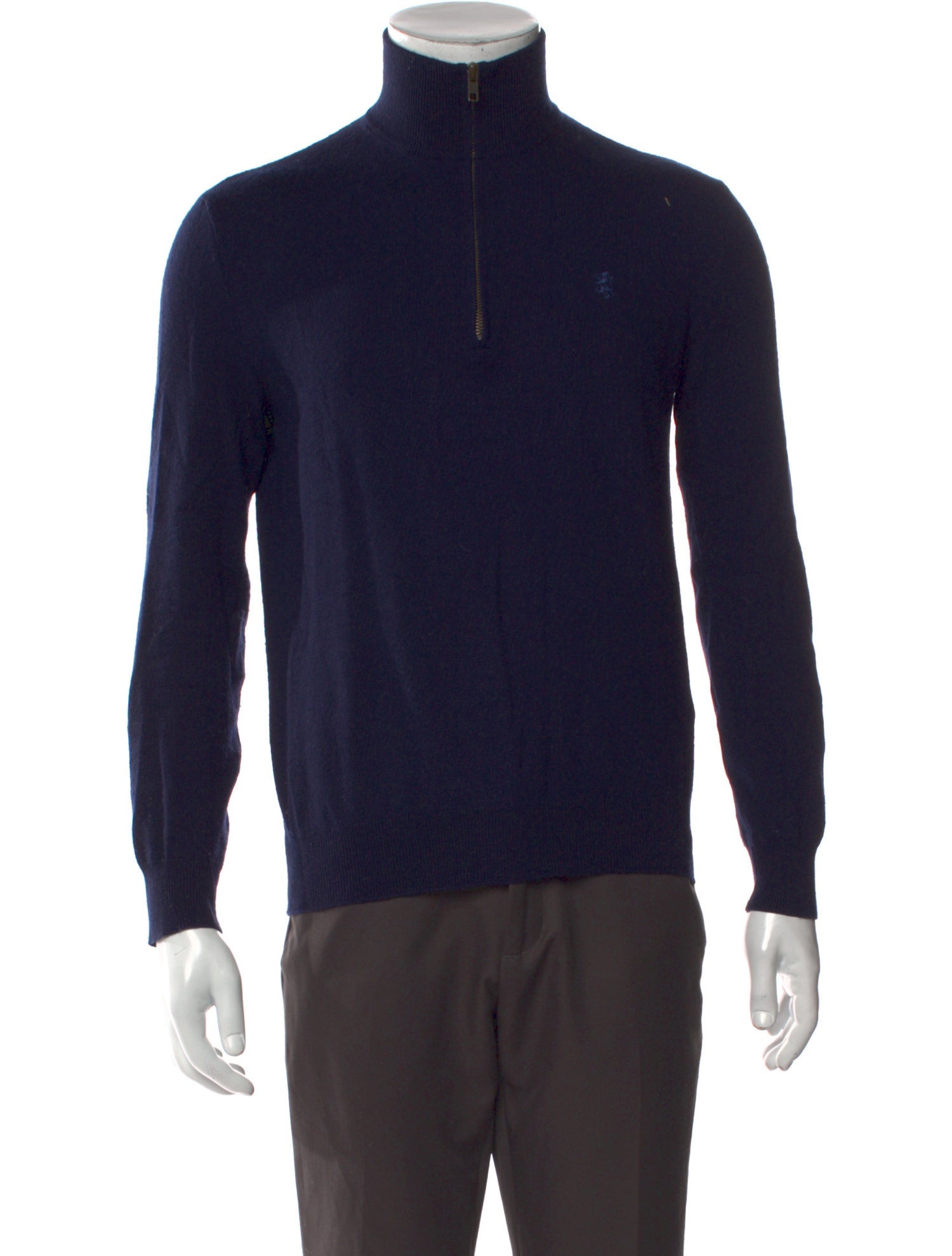 Pringle of Scotland Wool Mock Neck Pullover