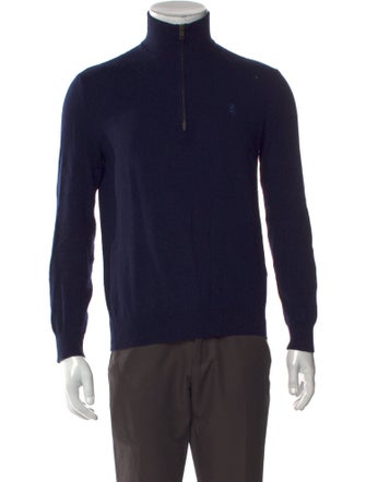 Pringle of Scotland Wool Mock Neck Pullover
