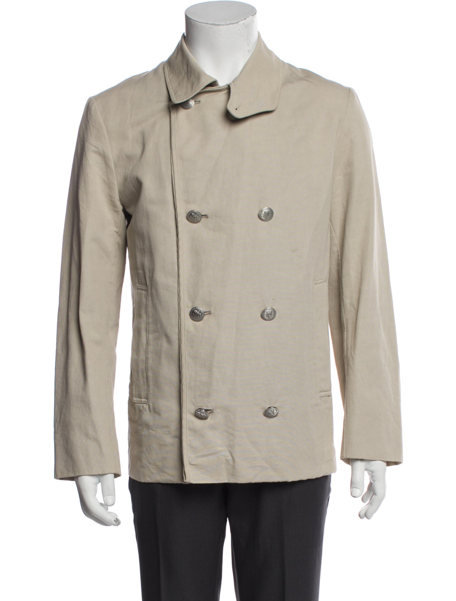 Pringle of Scotland Linen Peacoat