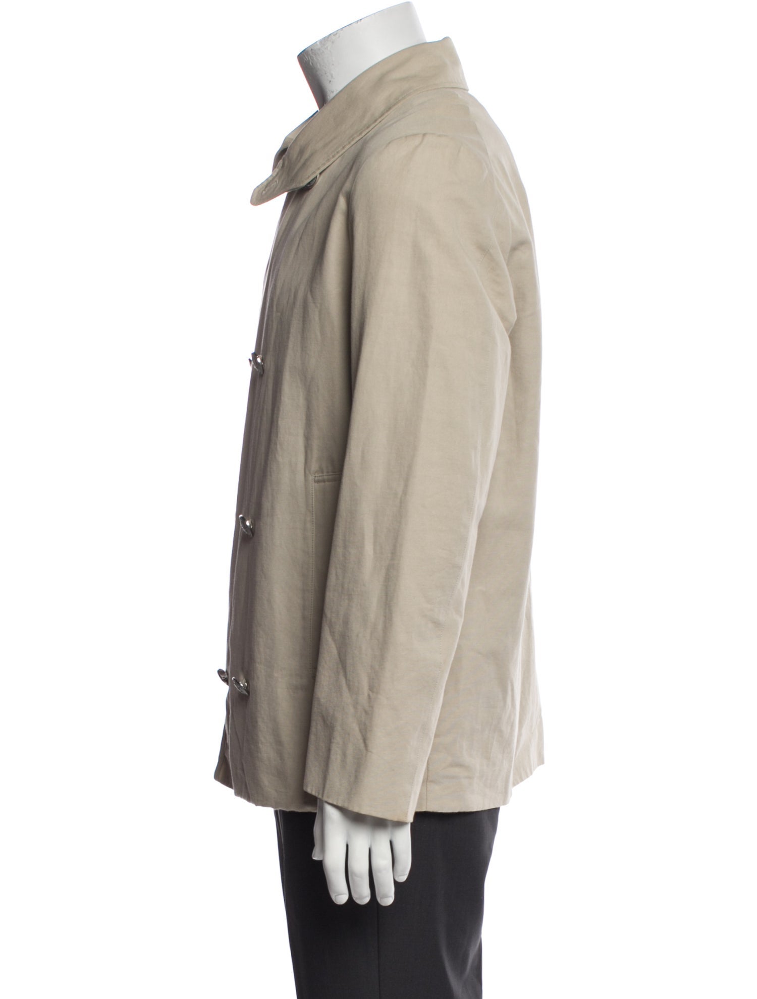 Pringle of Scotland Linen Peacoat