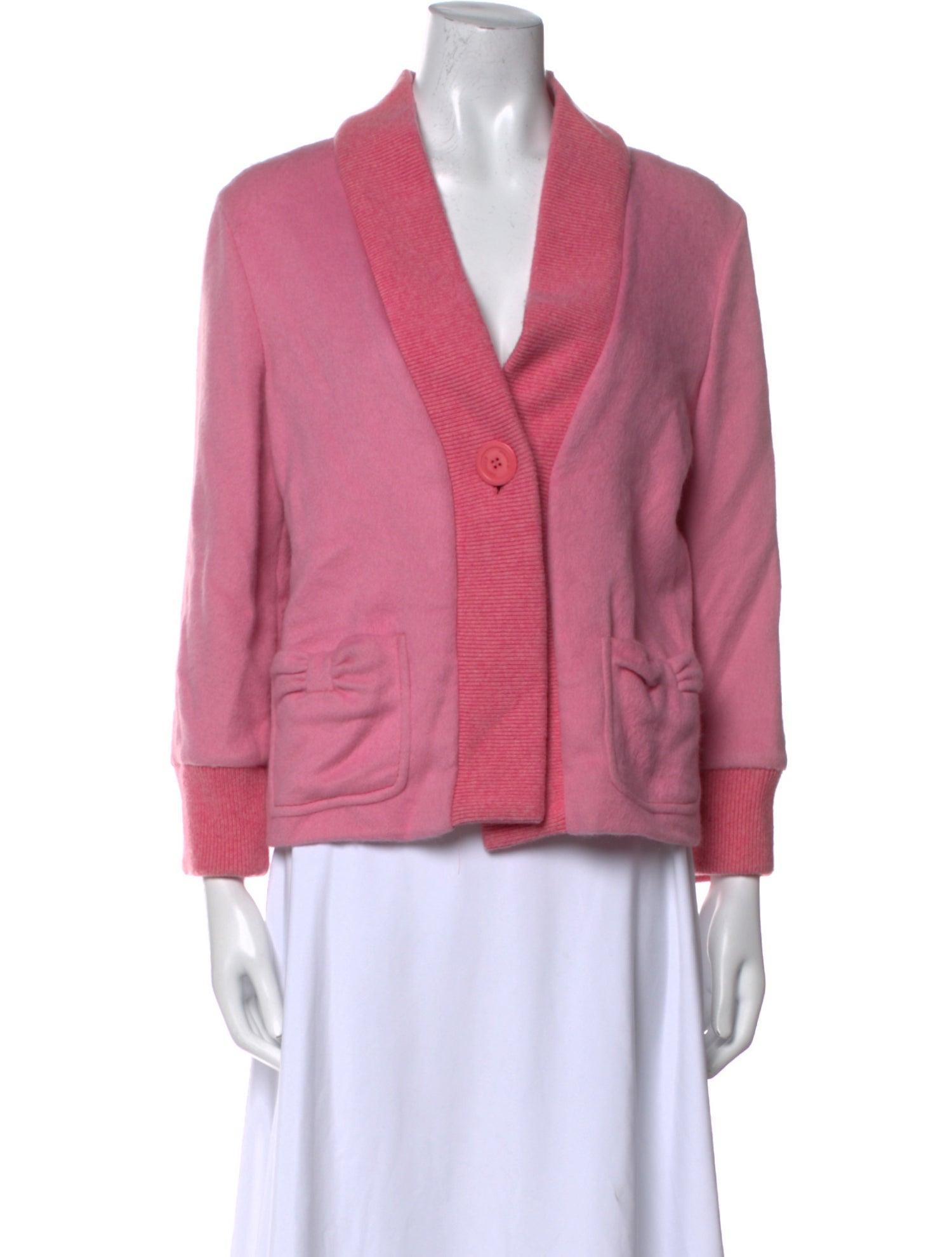 Pringle of Scotland Angora V-Neck Sweater