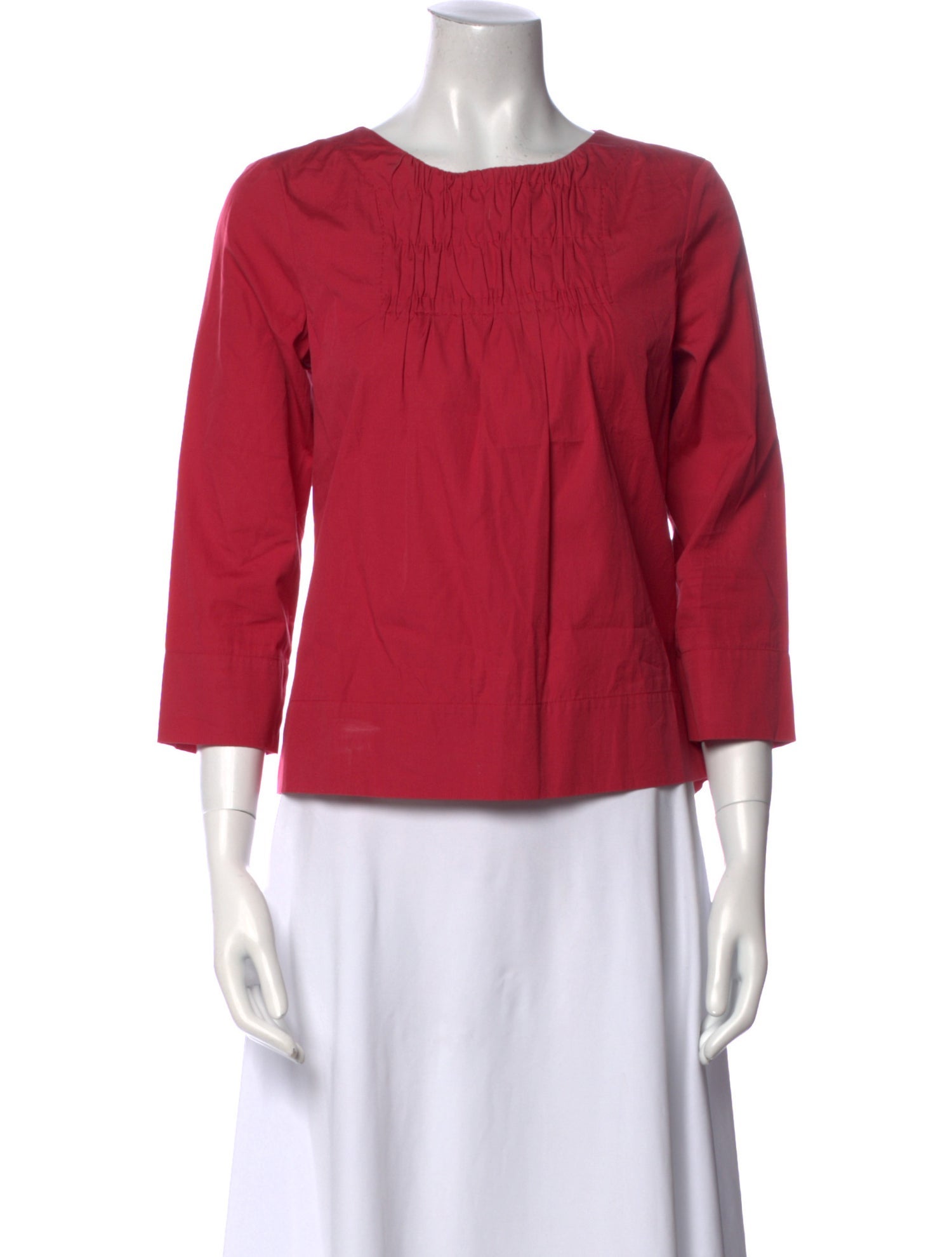 Pringle of Scotland Scoop Neck Three-Quarter Sleeve Top