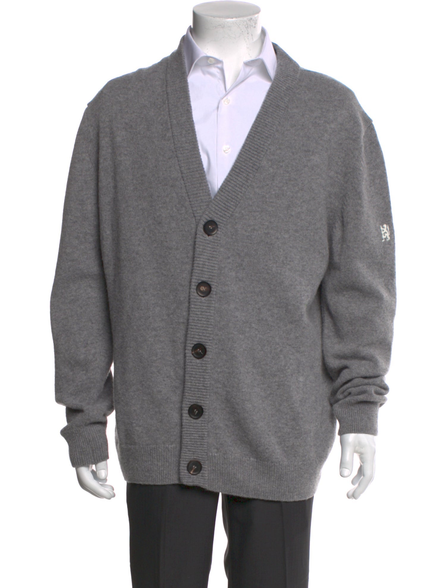 Pringle of Scotland Wool V-Neck Cardigan