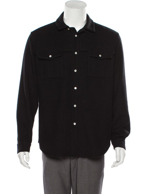 Patrik Ervell Wool Shirt Jacket black