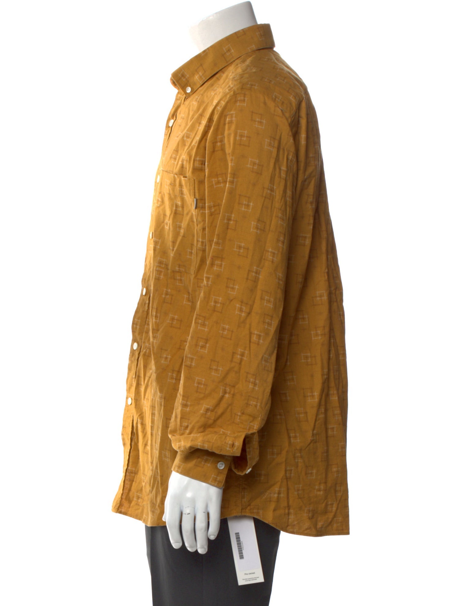 Patrik Ervell Printed Long Sleeve Shirt