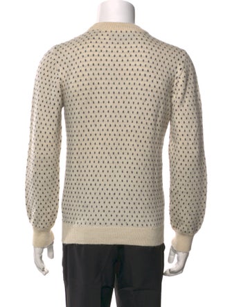 Patrik Ervell Baby Alpaca Polka Dot Print Pullover