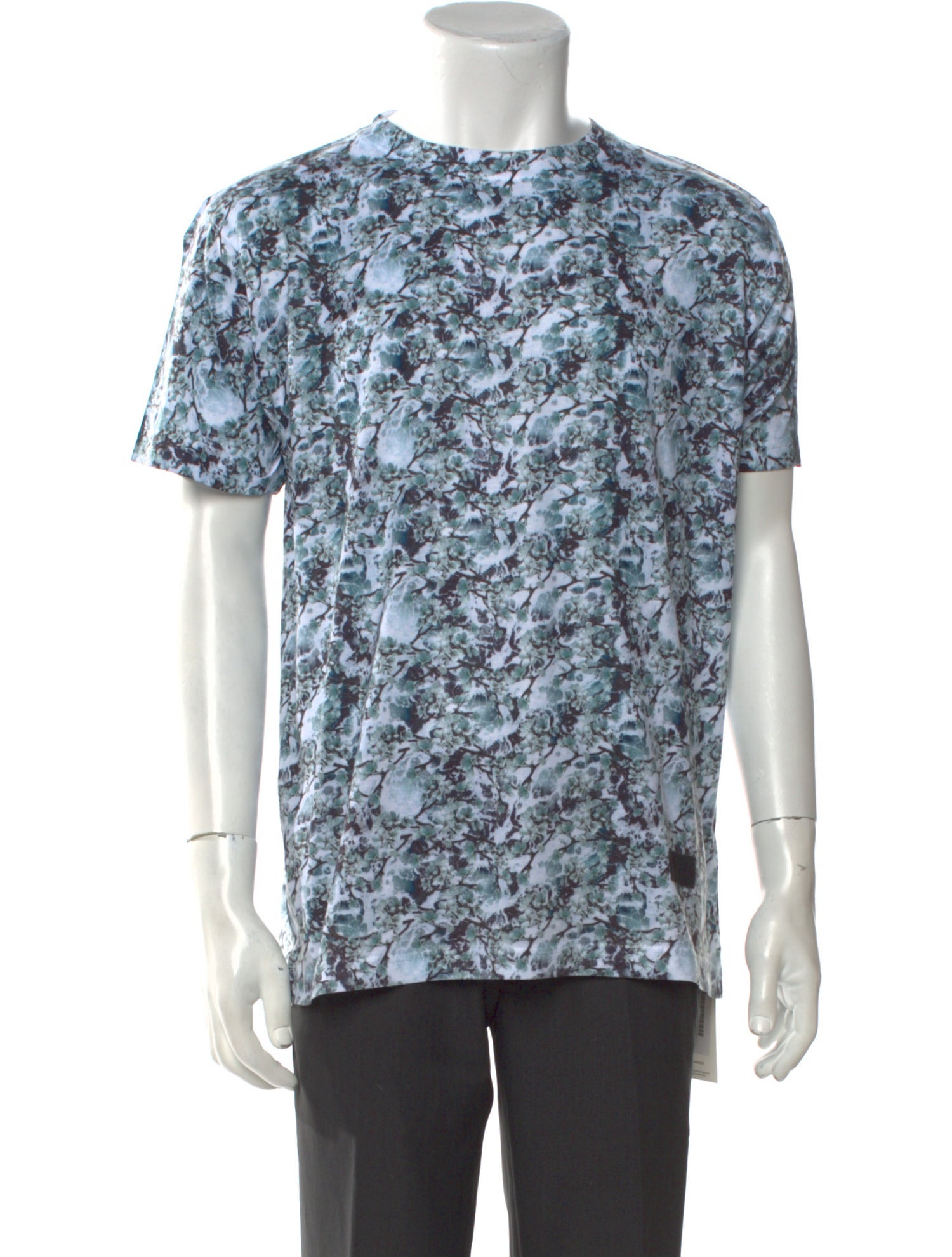 Patrik Ervell Animal Print Crew Neck T-Shirt
