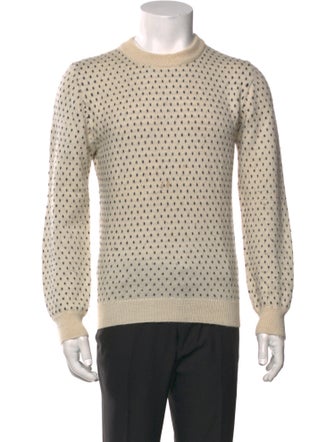 Patrik Ervell Baby Alpaca Polka Dot Print Pullover