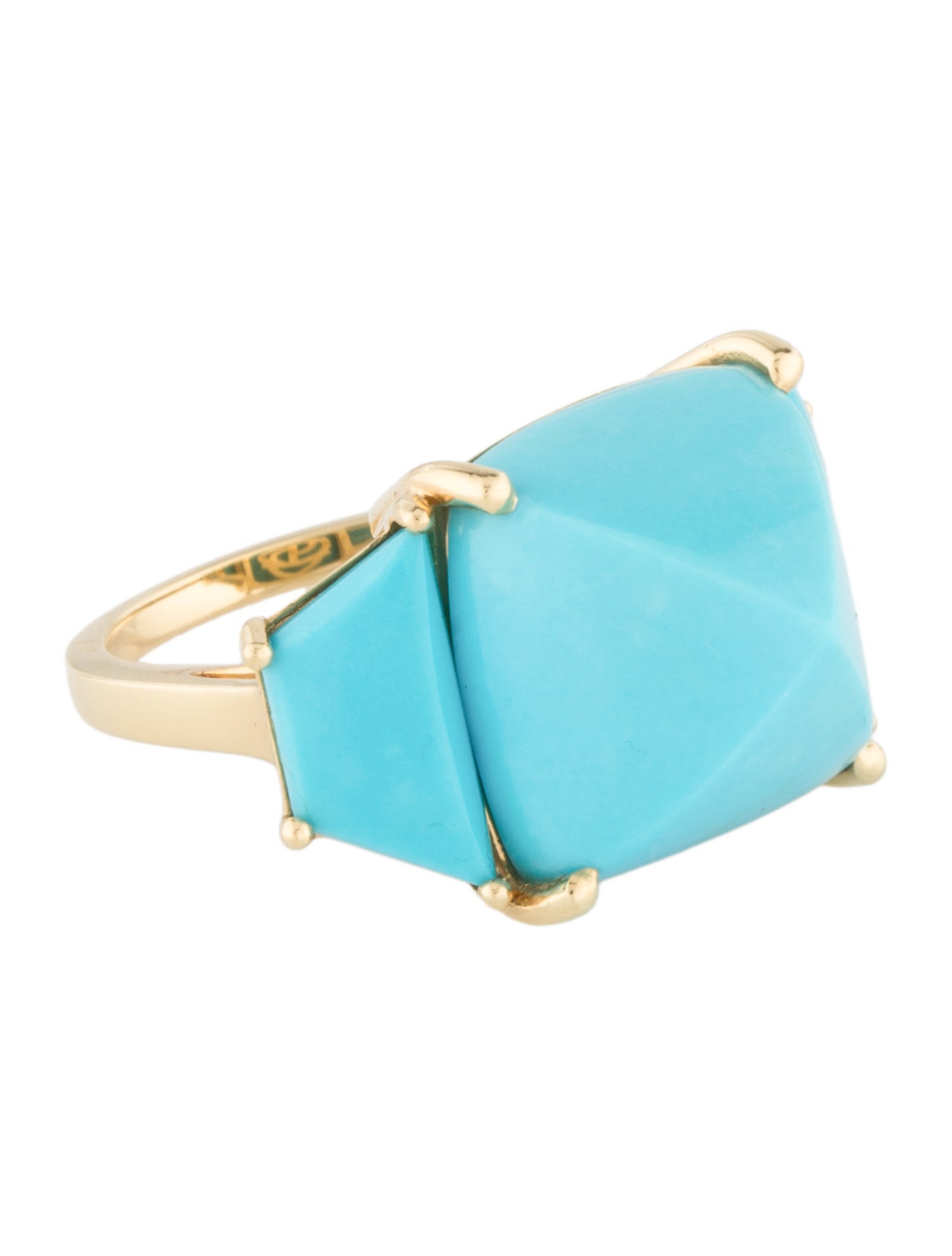 Piranesi 18K Turquoise Cocktail Ring