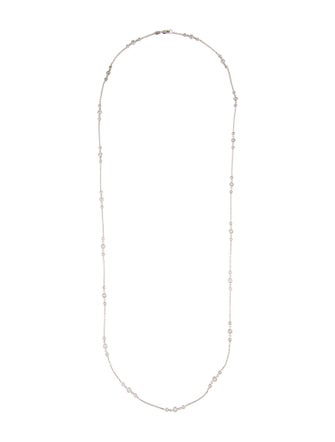 Piranesi 18K 3.80ctw Diamond Station Chain Necklace