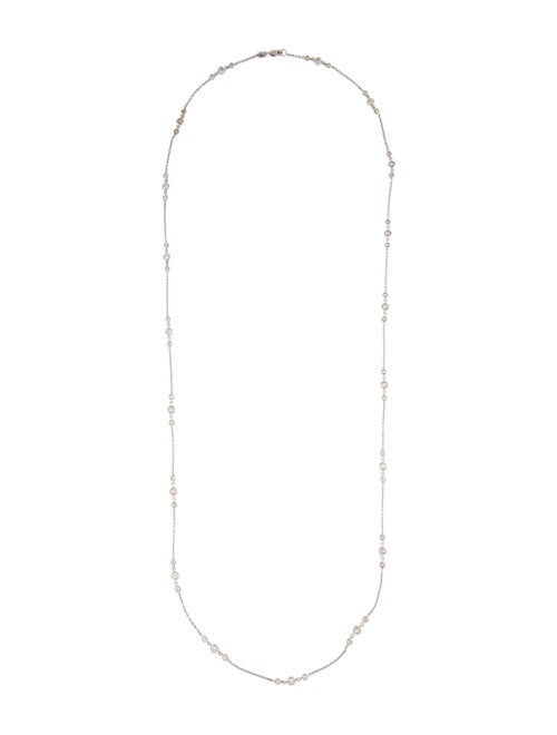 Piranesi 18K 3.80ctw Diamond Station Chain Necklace