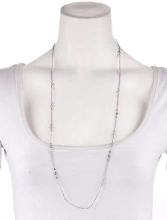 Piranesi 18K 3.80ctw Diamond Station Chain Necklace