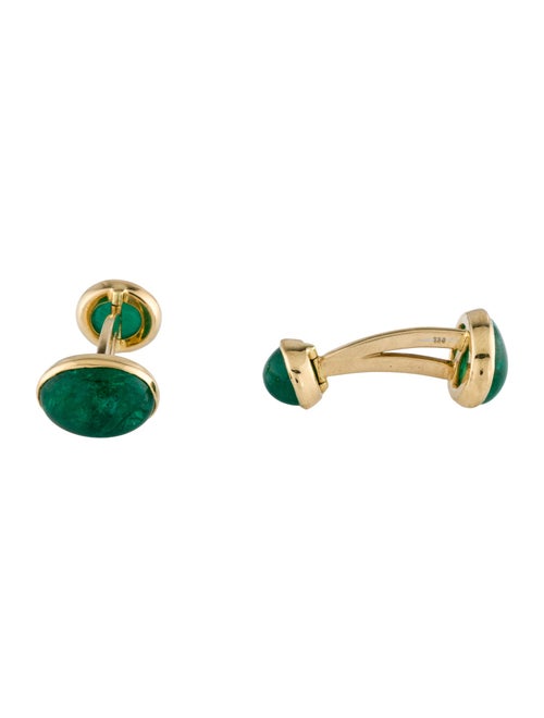 Piranesi 18K Emerald Cufflinks