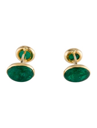 Piranesi 18K Emerald Cufflinks