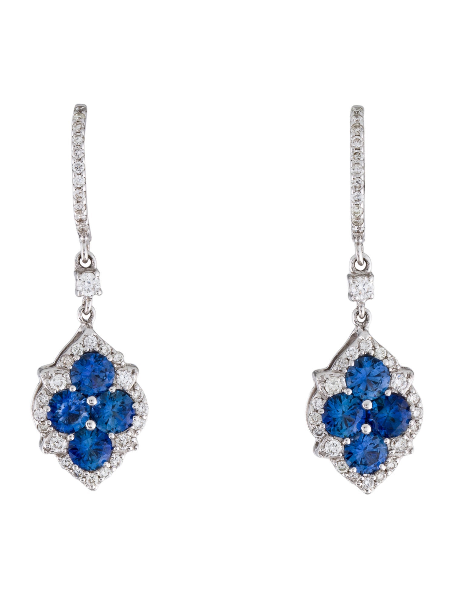 Piranesi 18K Sapphire & Diamond Drop Earrings