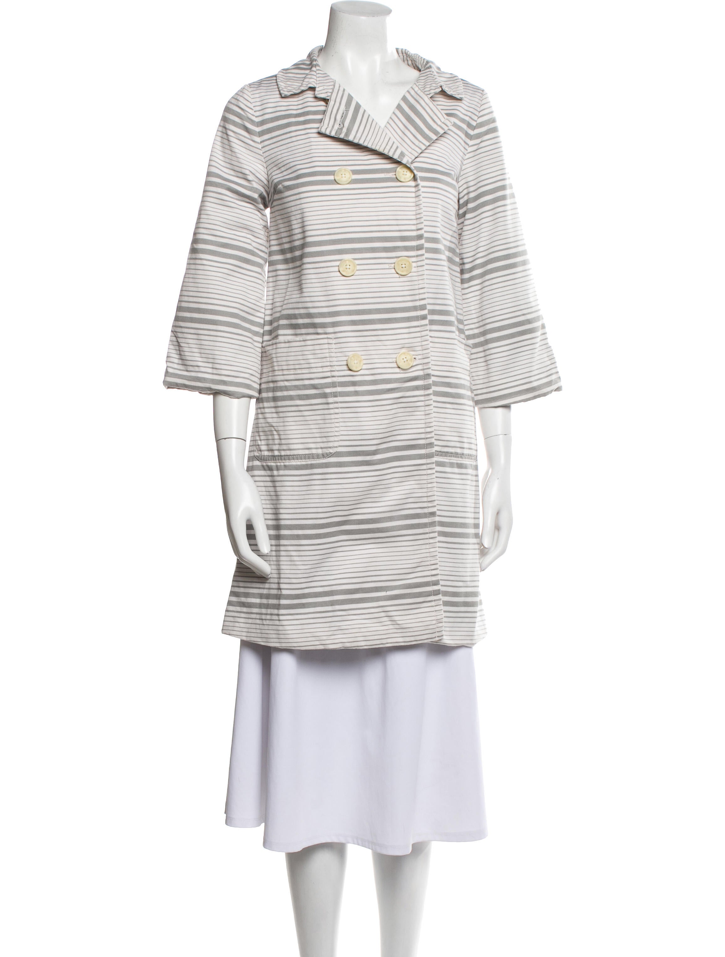 Proenza Schouler Plaid Print Peacoat