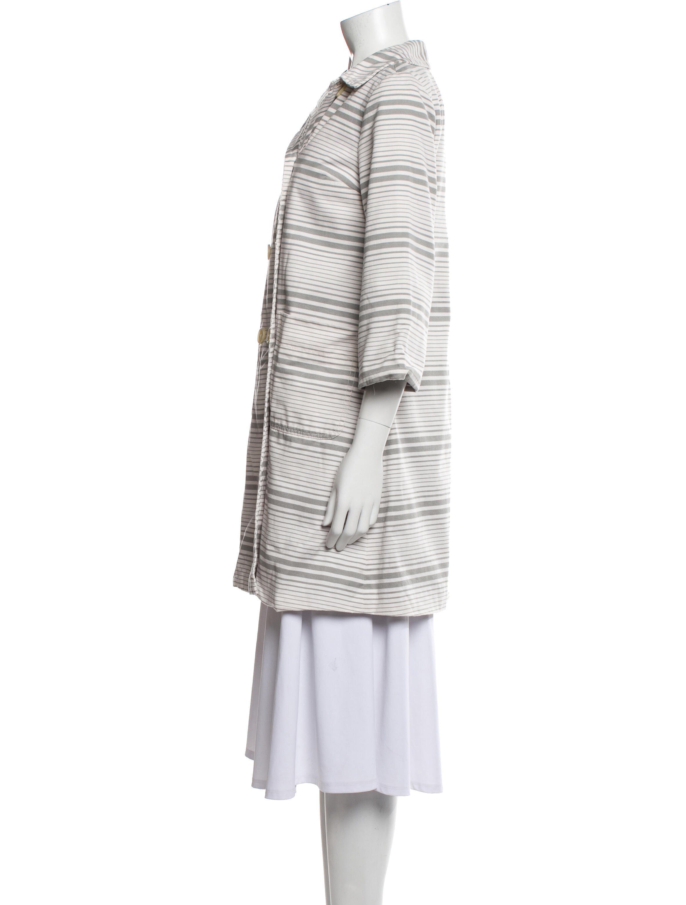 Proenza Schouler Plaid Print Peacoat