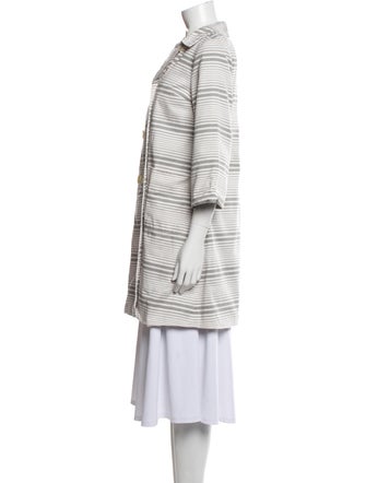 Proenza Schouler Plaid Print Peacoat