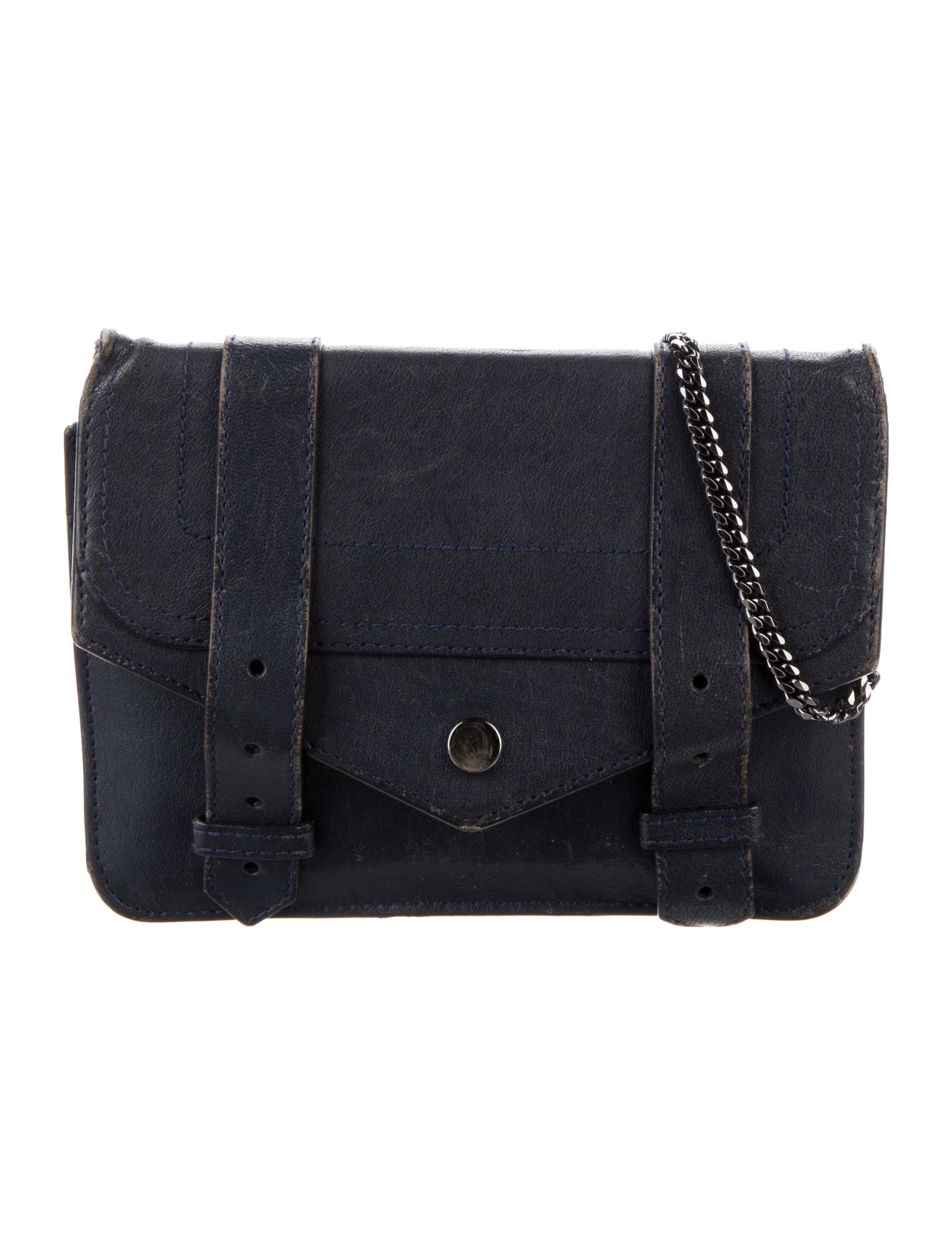 Luana Italy Leather Studded Crossbody Bag Black Crossbody Bags