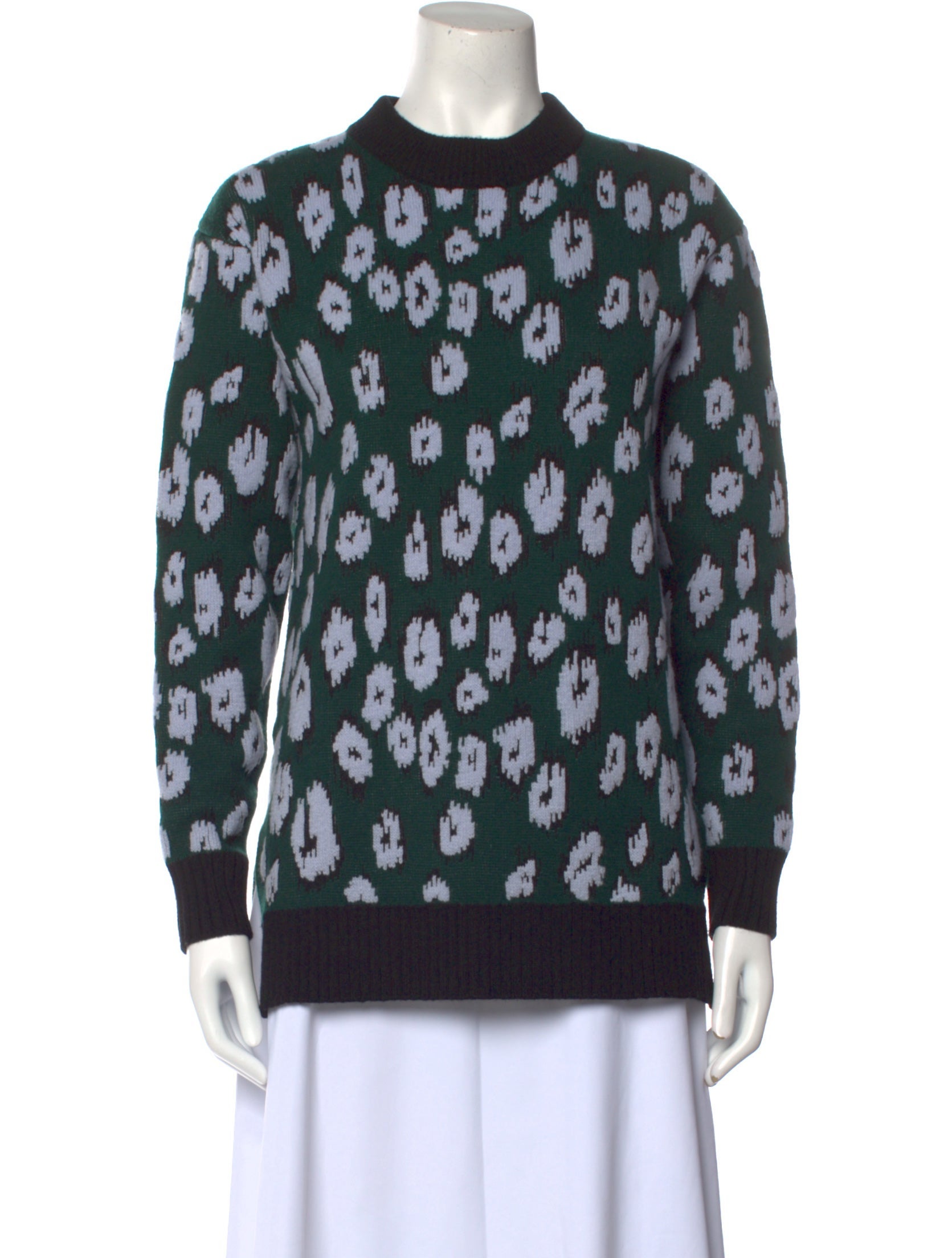 Proenza Schouler Virgin Wool Printed Sweater