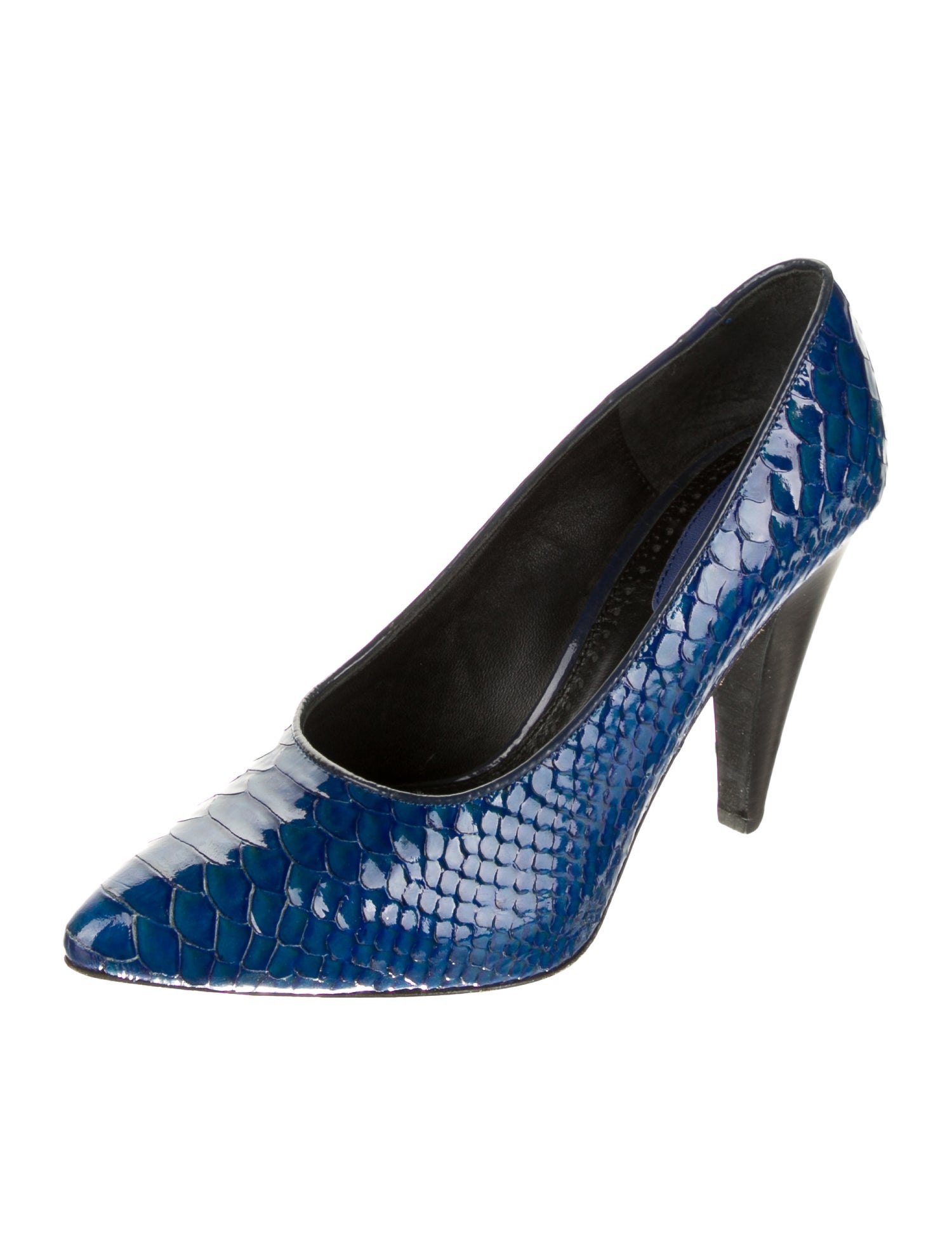 Proenza Schouler Embossed Patent Leather Pumps