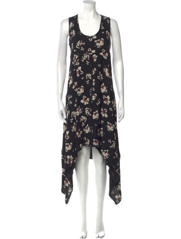 Proenza Schouler Dresses Floral Print Long Dress US 4 | S