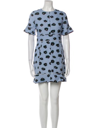 Proenza Schouler Printed Mini Dress